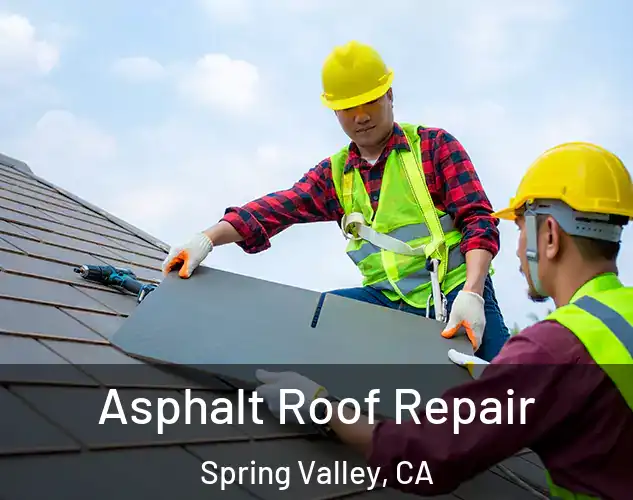  Asphalt Roof Repair Spring Valley, CA