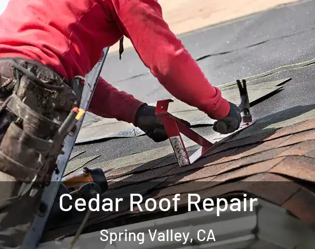  Cedar Roof Repair Spring Valley, CA