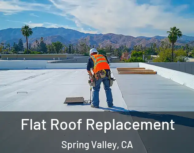  Flat Roof Replacement Spring Valley, CA