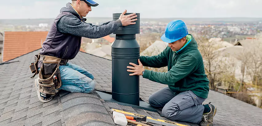 Chimney Flashing Replacement for Storm Damage in Spring Valley