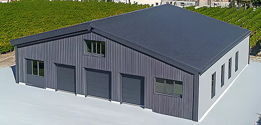 Corrugated Garage Roof Repair in Spring Valley