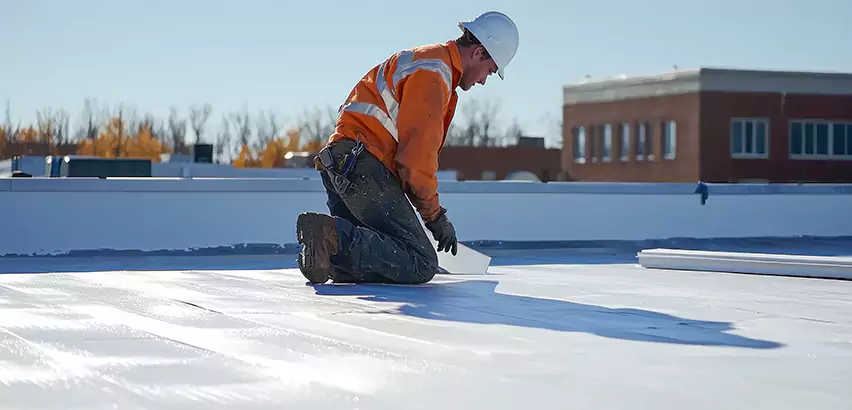 Flat Roof Drain Installation in Spring Valley