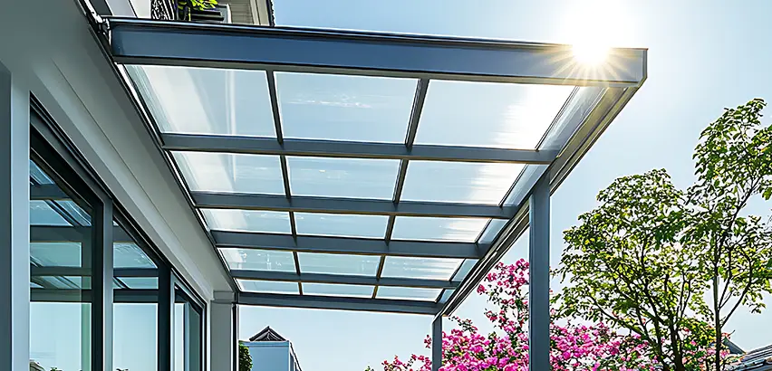 Glass Patio Roof Installation in Spring Valley