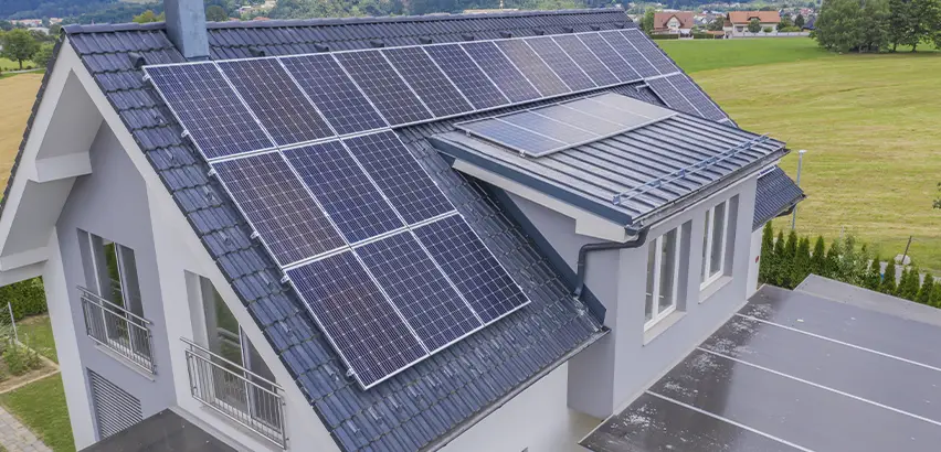 Residential Solar Roof Installation in Spring Valley