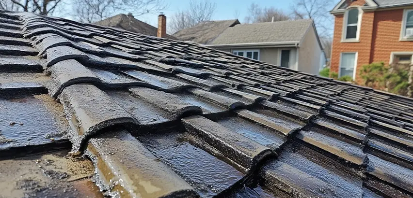 Shingle Roof Leak Replacement in Spring Valley