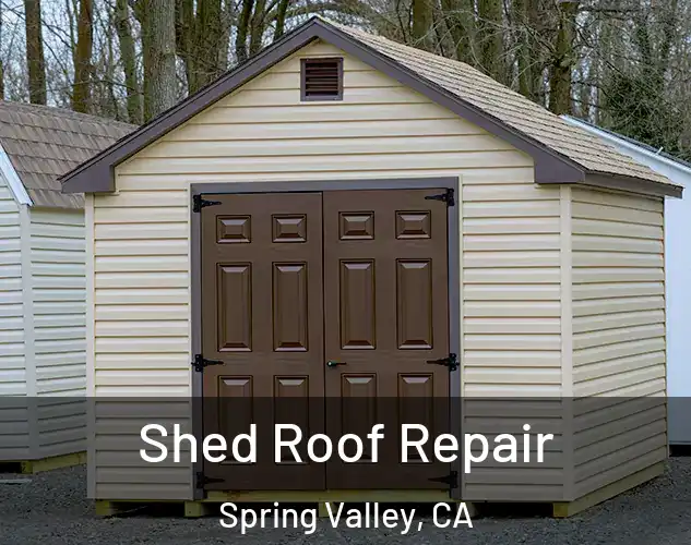  Shed Roof Repair Spring Valley, CA