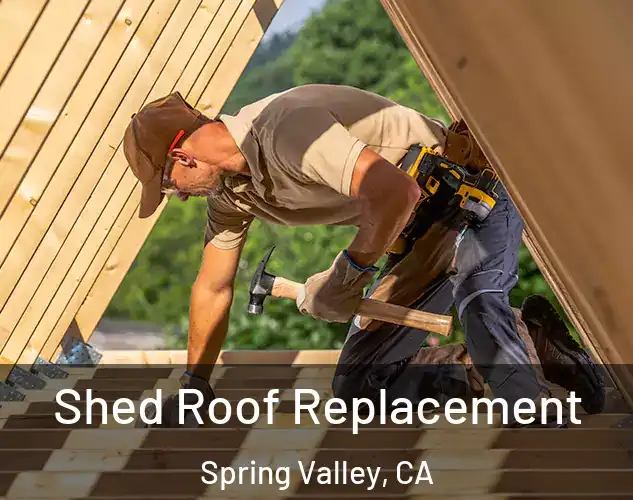  Shed Roof Replacement Spring Valley, CA